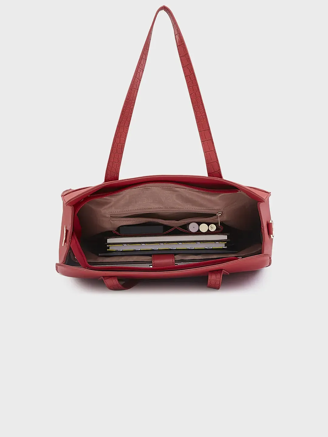 Caprese Cabo Laptop Satchel Large Red