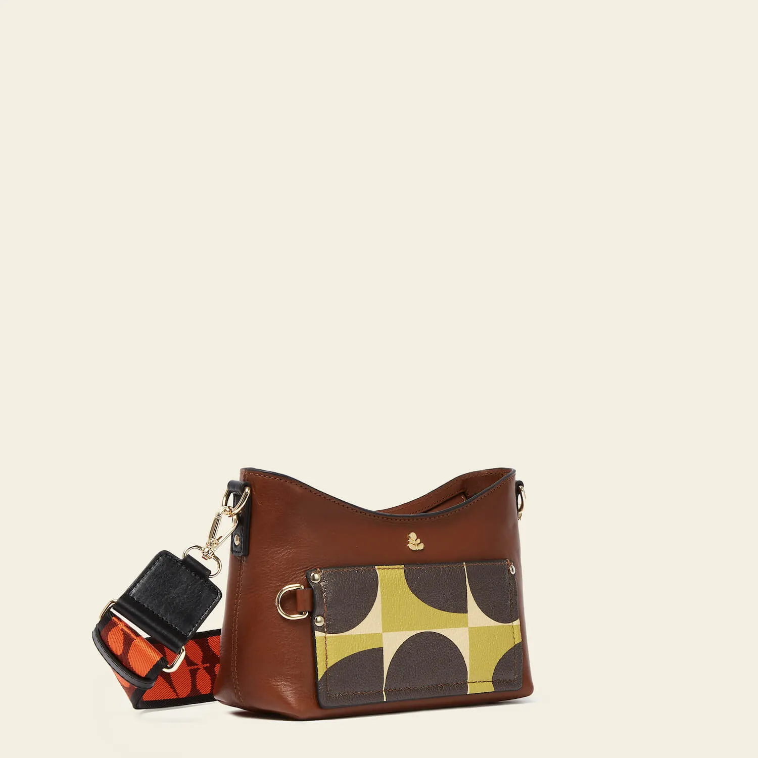 Carrymin Crossbody - Chestnut Spot Square