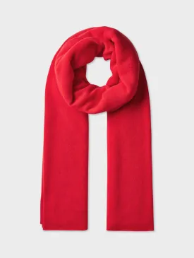 Vibrant Scarlet Red Cashmere Travel Wrap for an Elevated Style