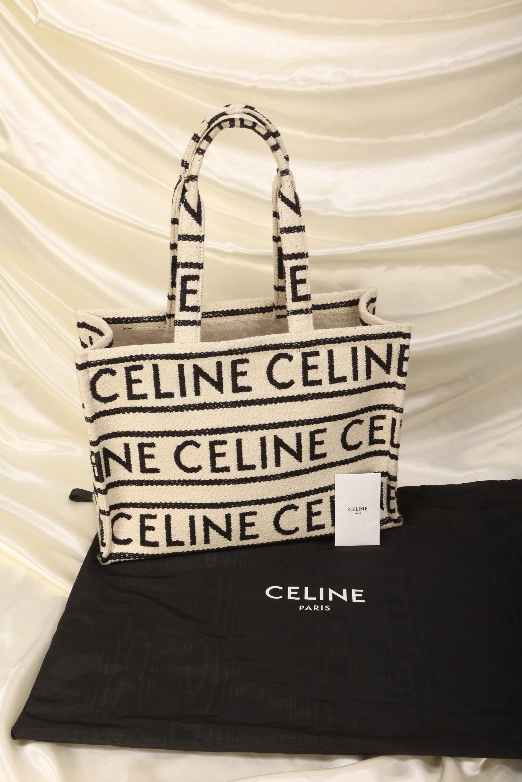 Celine 2022 Large All Over Cabas Thais Tote