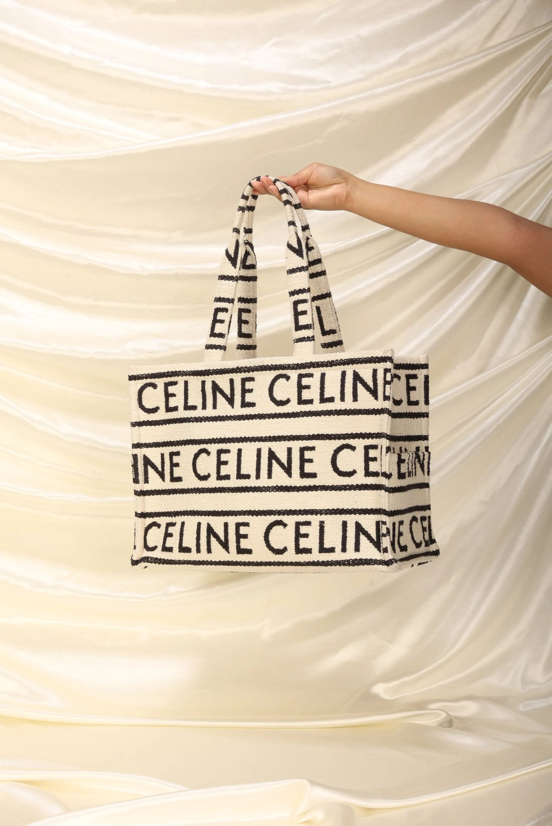 Celine 2022 Large All Over Cabas Thais Tote