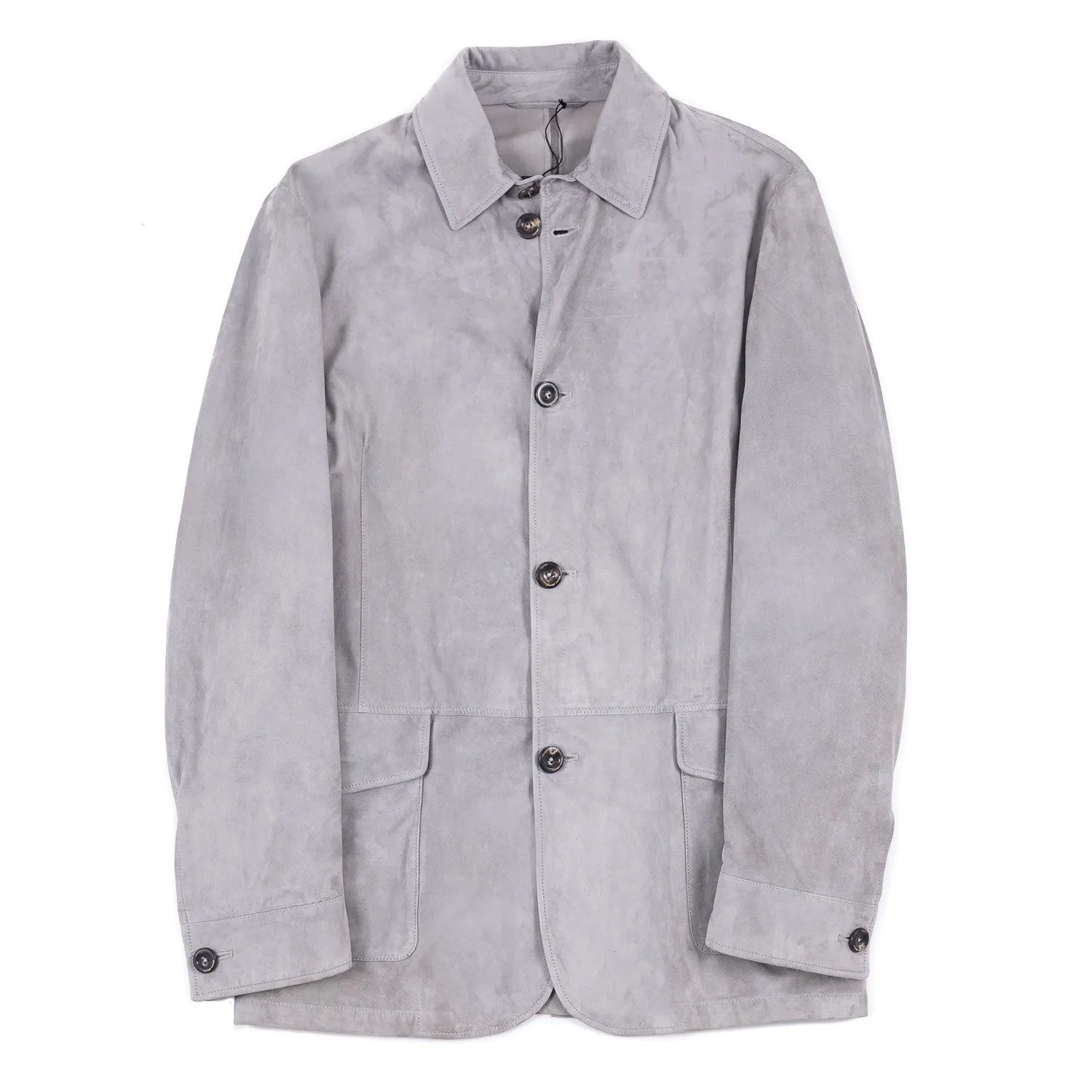 Cesare Attolini Nappa Suede Field Jacket