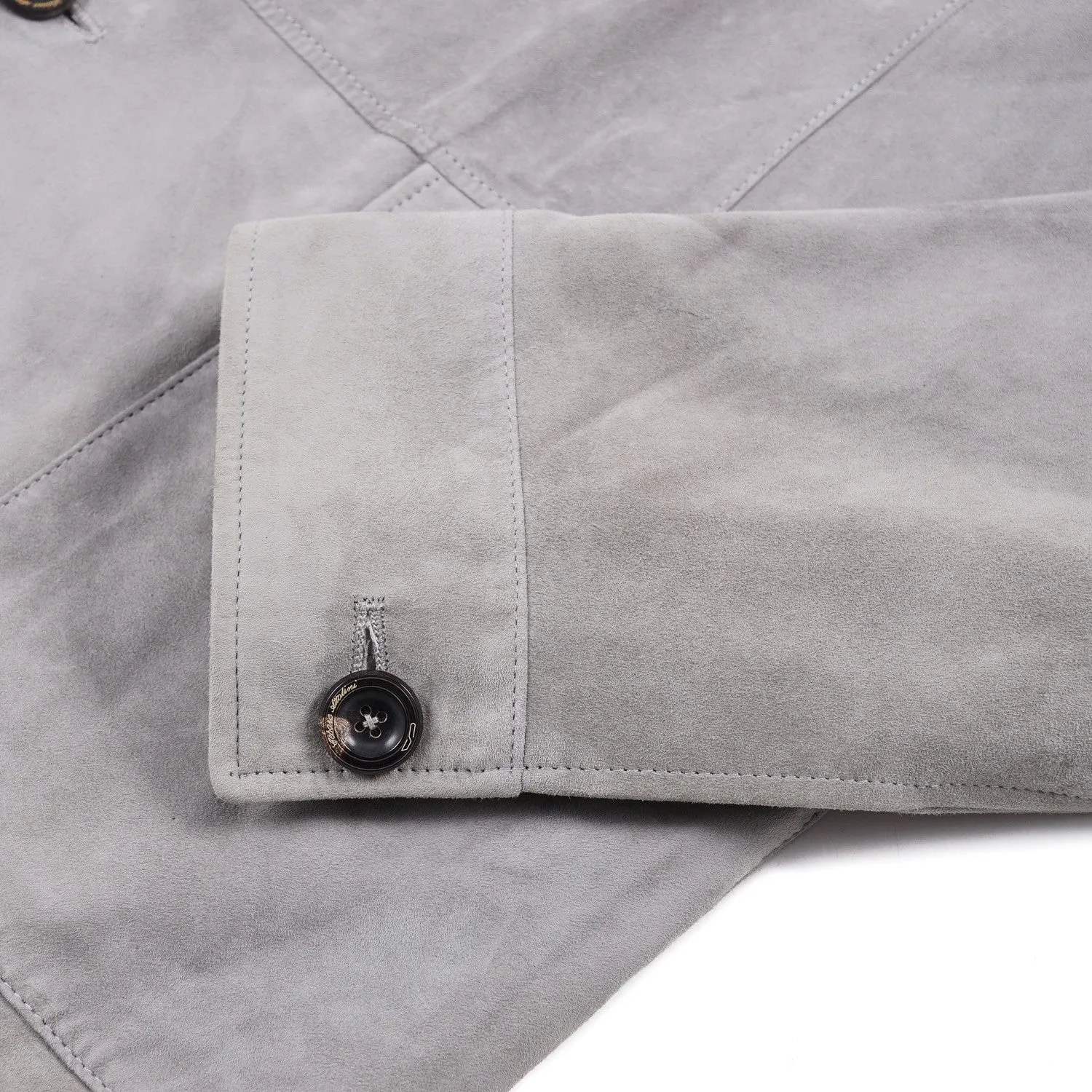 Cesare Attolini Nappa Suede Field Jacket