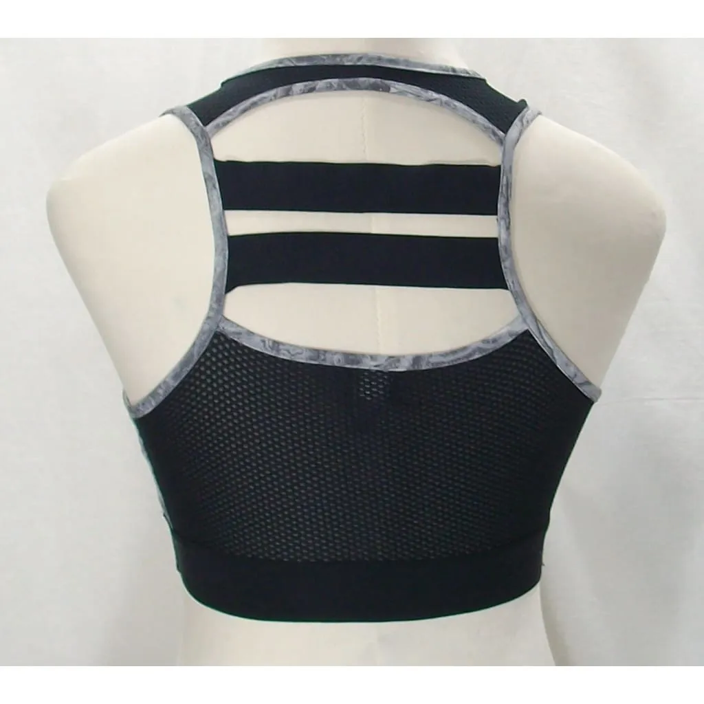 Champion N9652 Vented Ladder Back Wire Free Bra Large Black & Gray