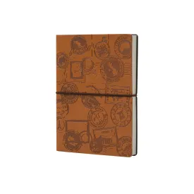 CIAK Travel Book Lined Ivory Paper Brown B6