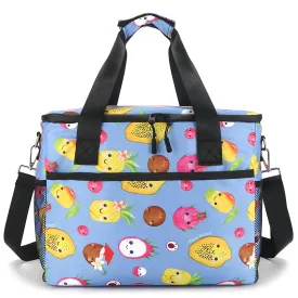 Cooler Tote Large Fruits Hawaii Lavender