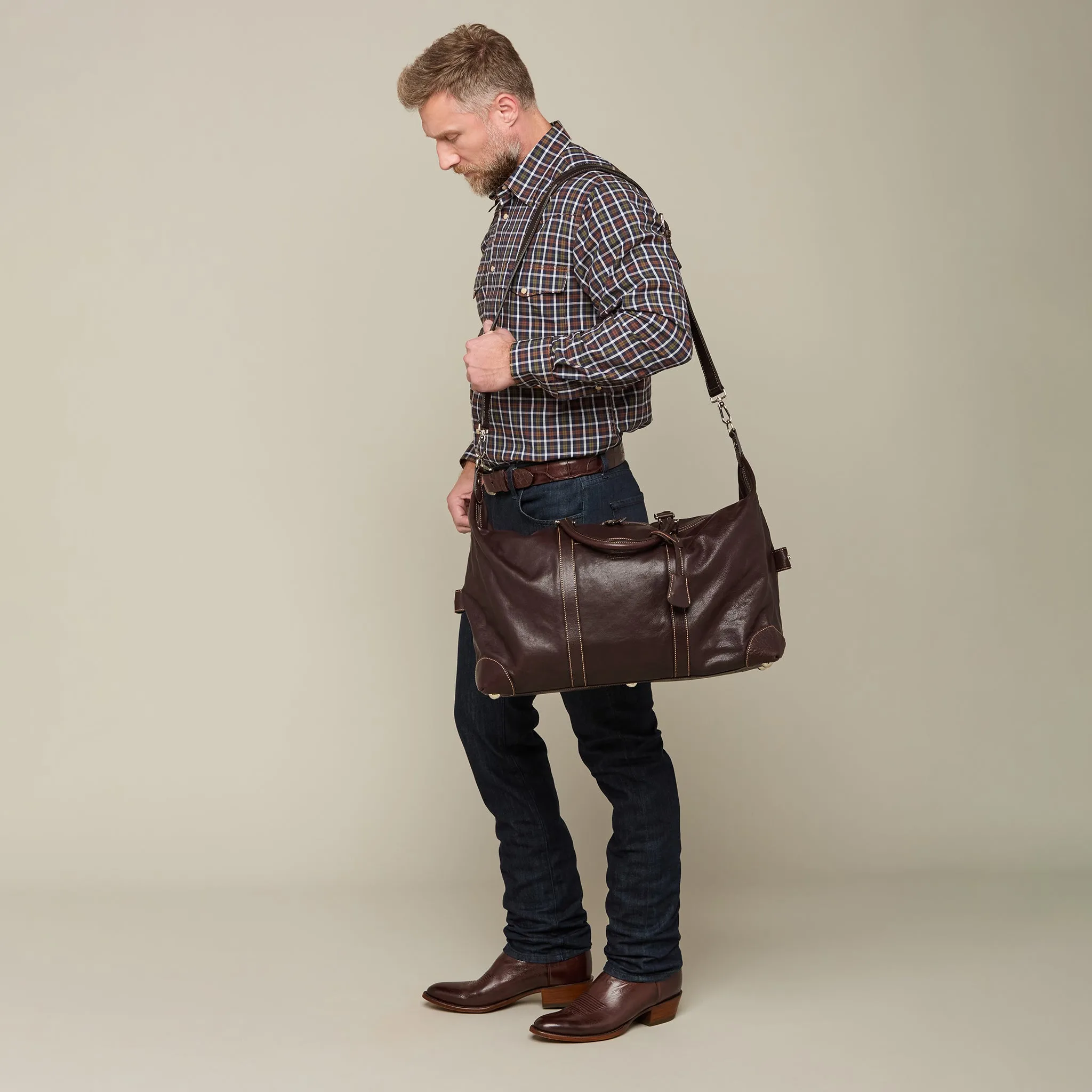 Cosimo Overnight Duffle :: Espresso