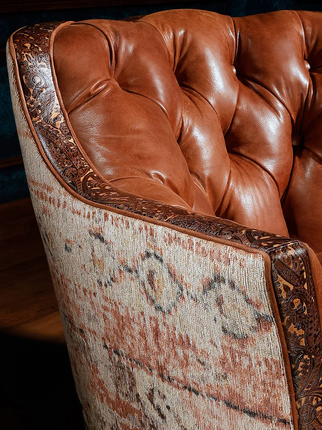 Dakota Western Swivel Chair