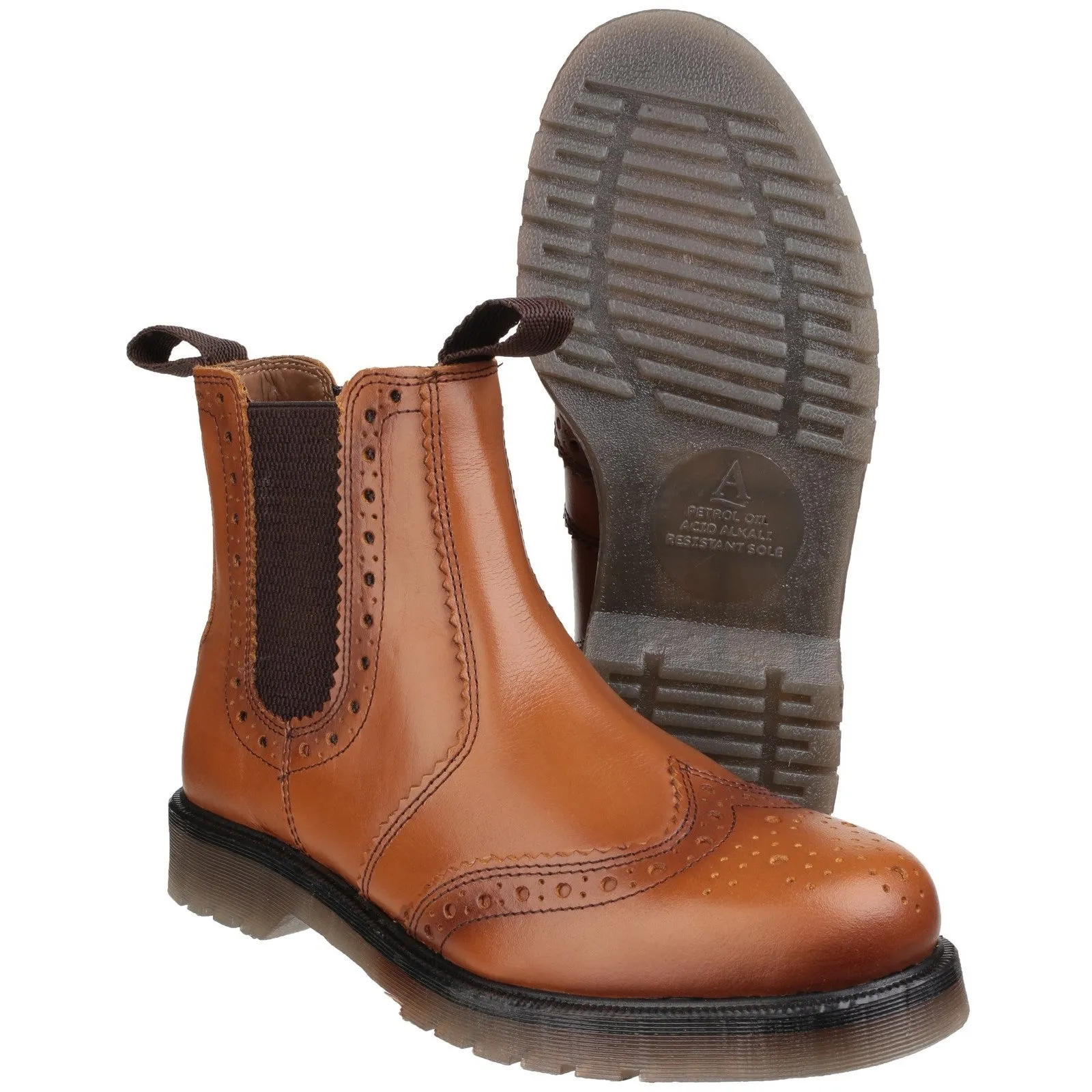 Dalby Pull On Brogue Boot