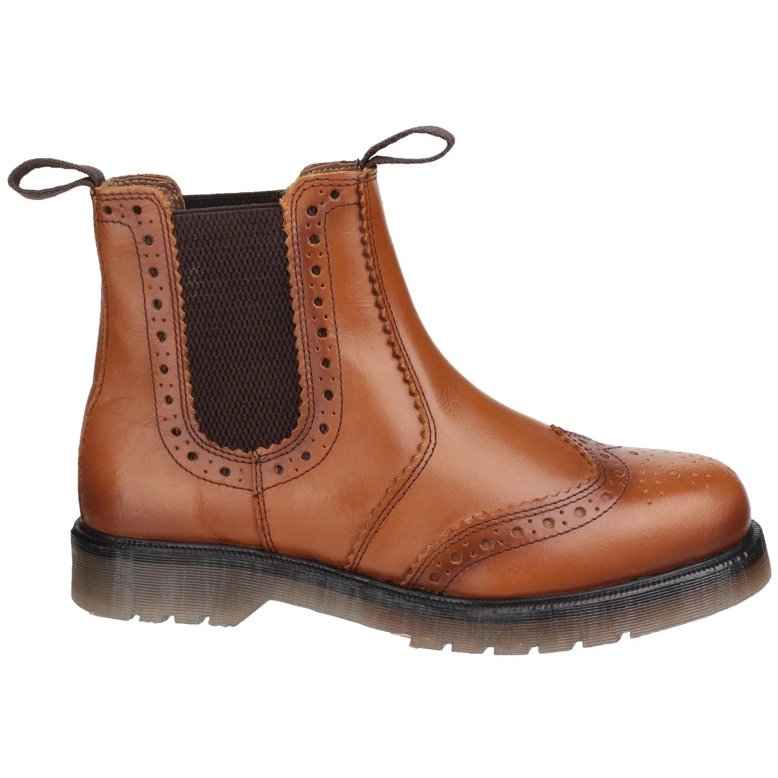 Dalby Pull On Brogue Boot