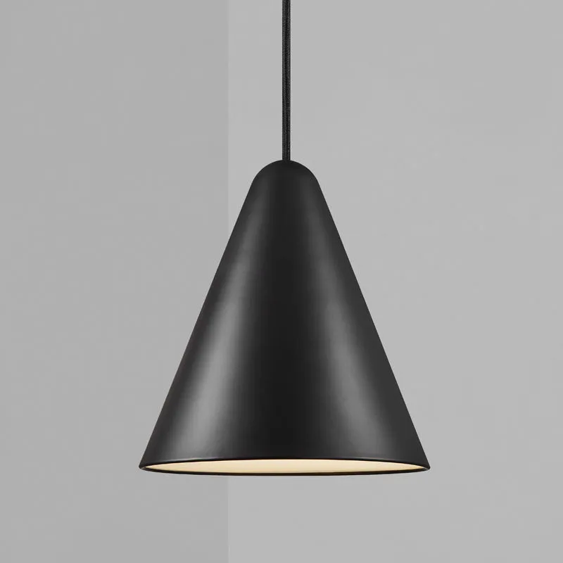 Danish Matte Cone Pendant Light