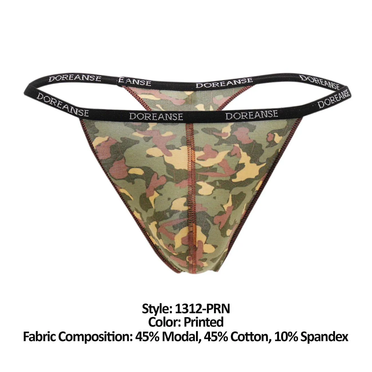 Doreanse Camouflage Thong