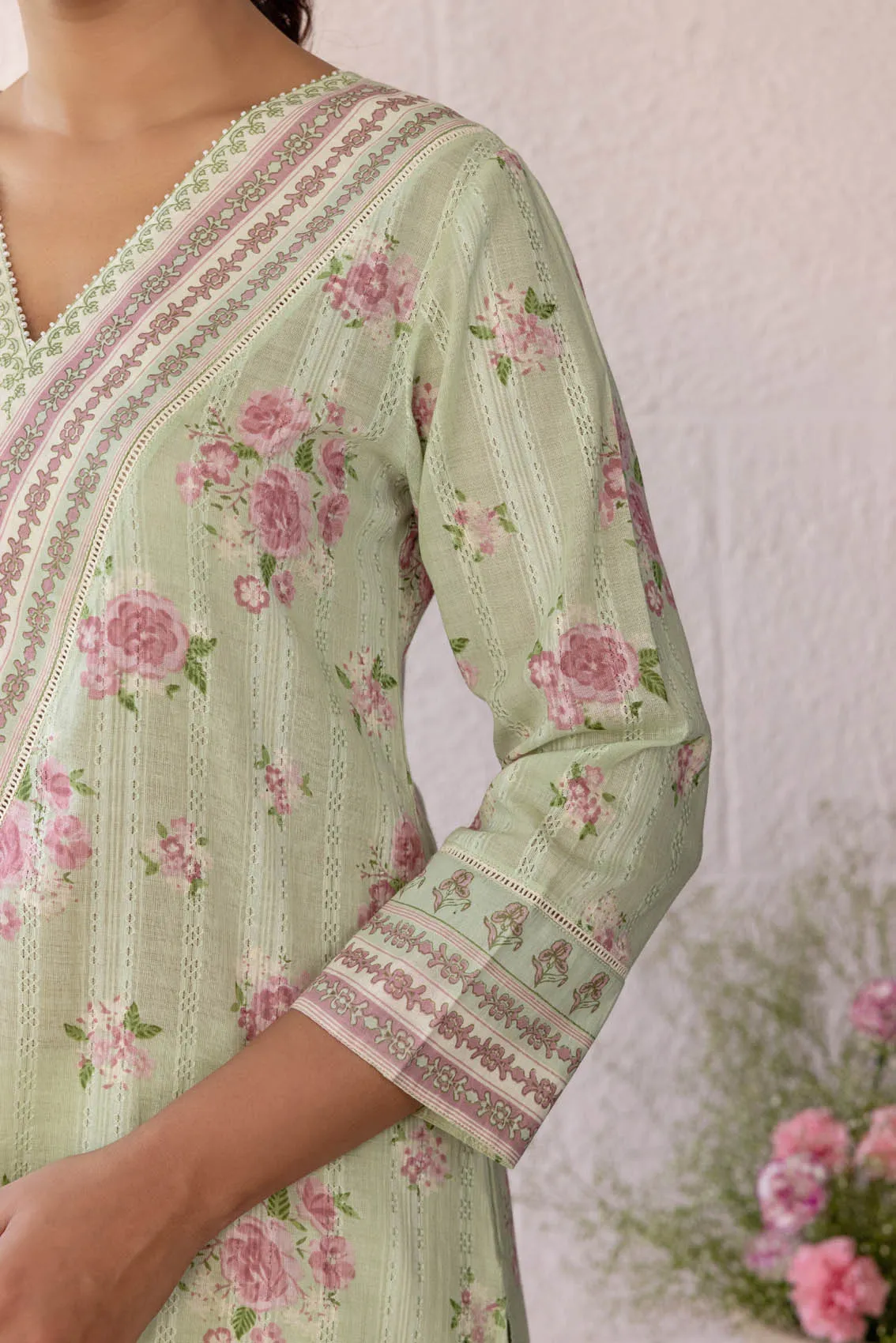 Dreamy Rosebush Kurta