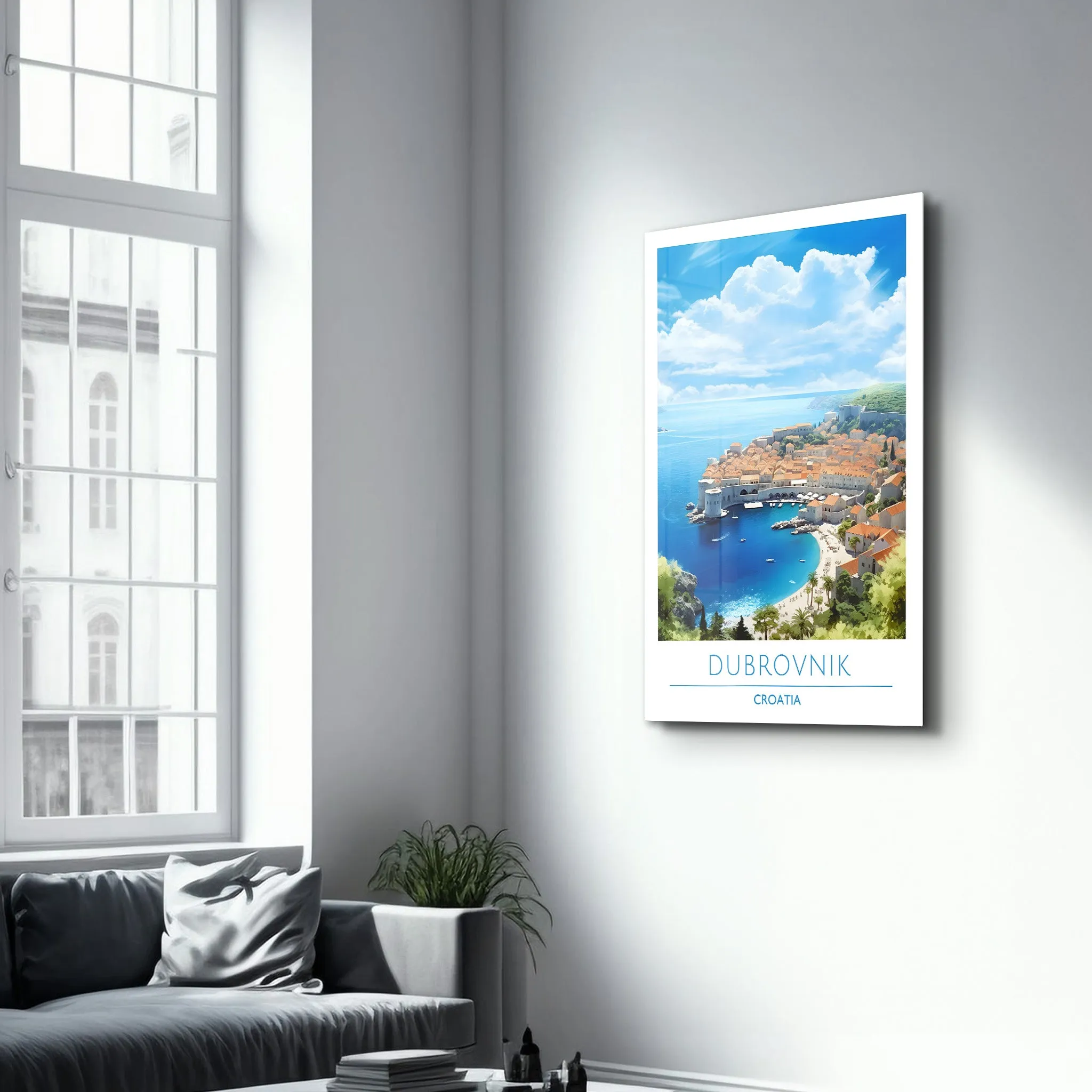 Dubrovnik Croatia-Travel Posters | Glass Wall Art