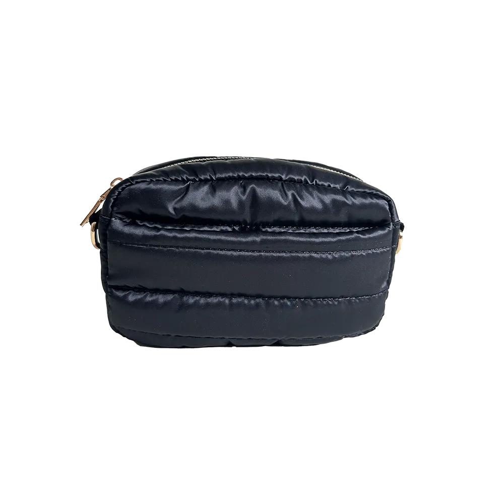 Ella Quilted Puffy Zip Top Messenger