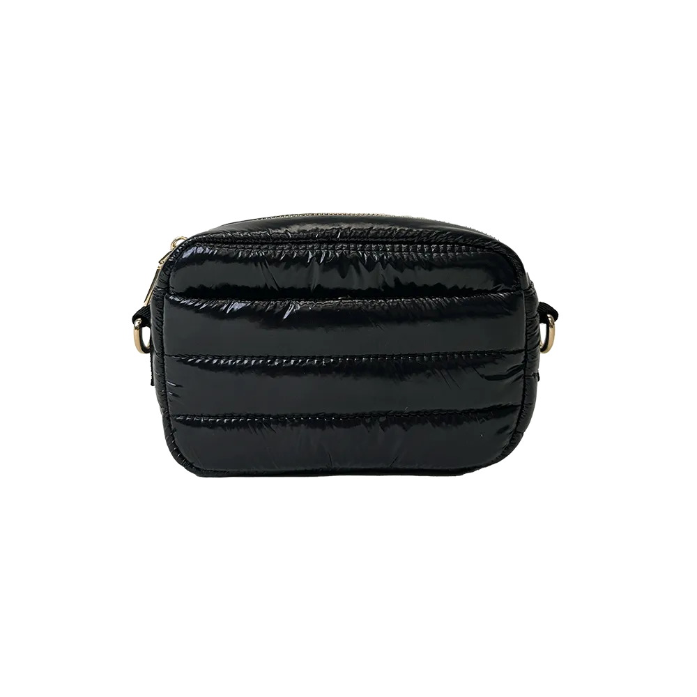 Ella Quilted Puffy Zip Top Messenger