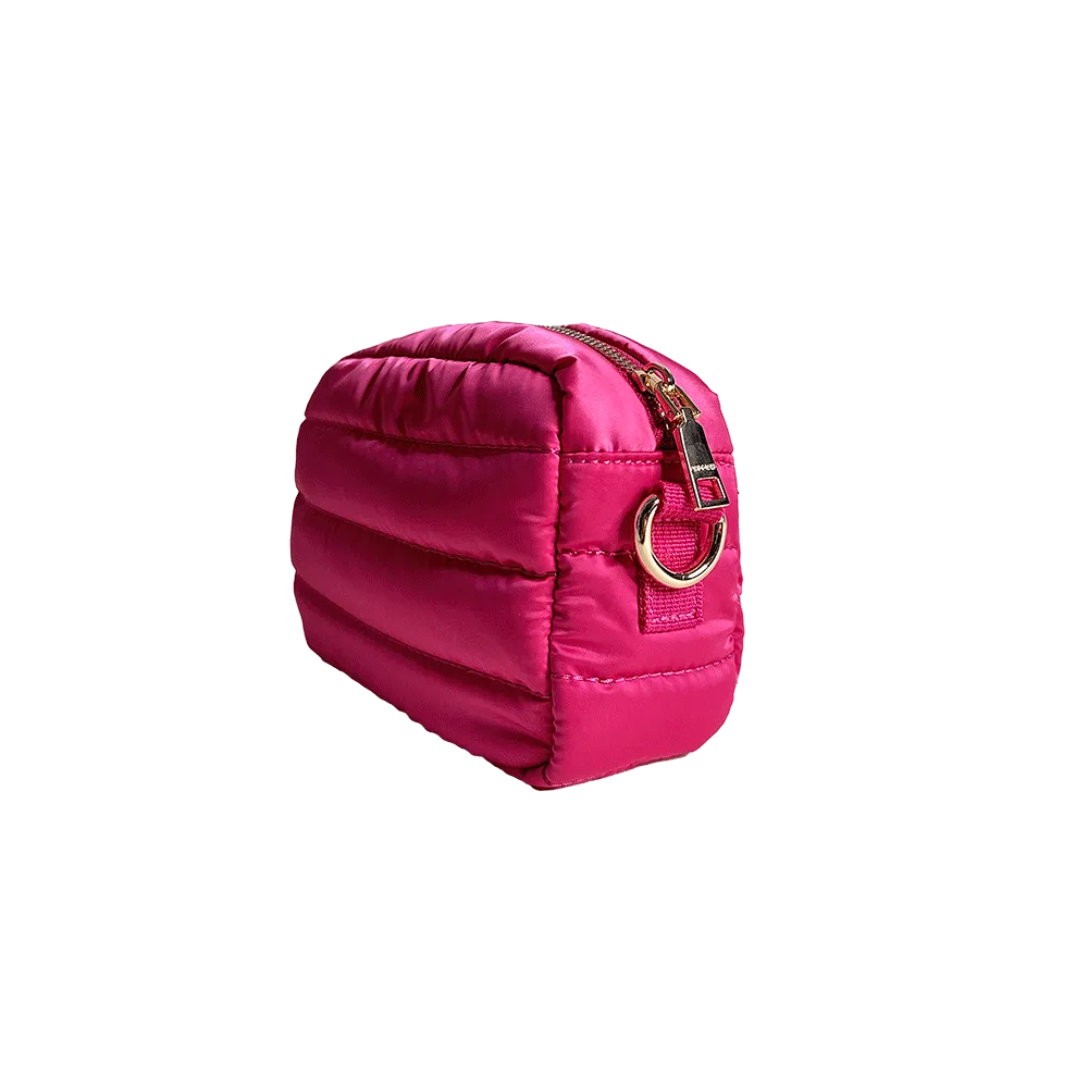 Ella Quilted Puffy Zip Top Messenger