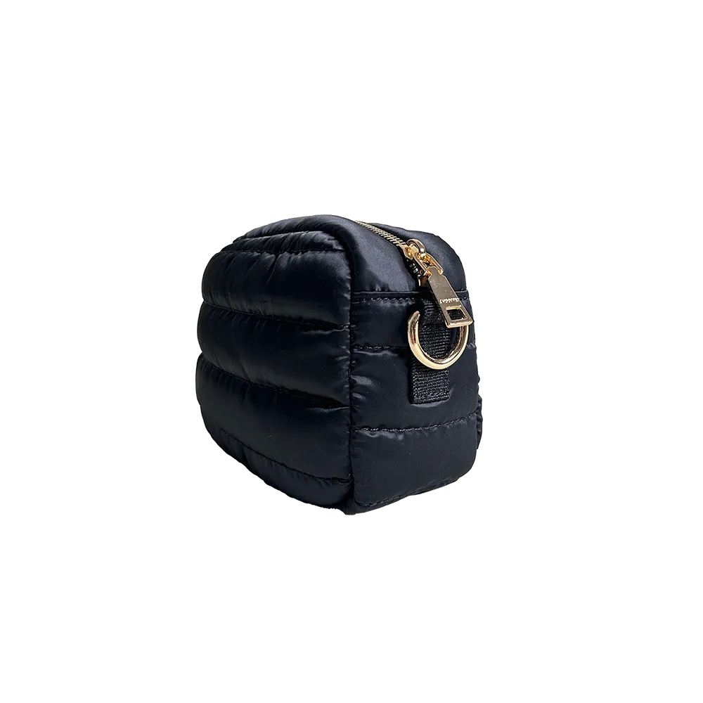 Ella Quilted Puffy Zip Top Messenger