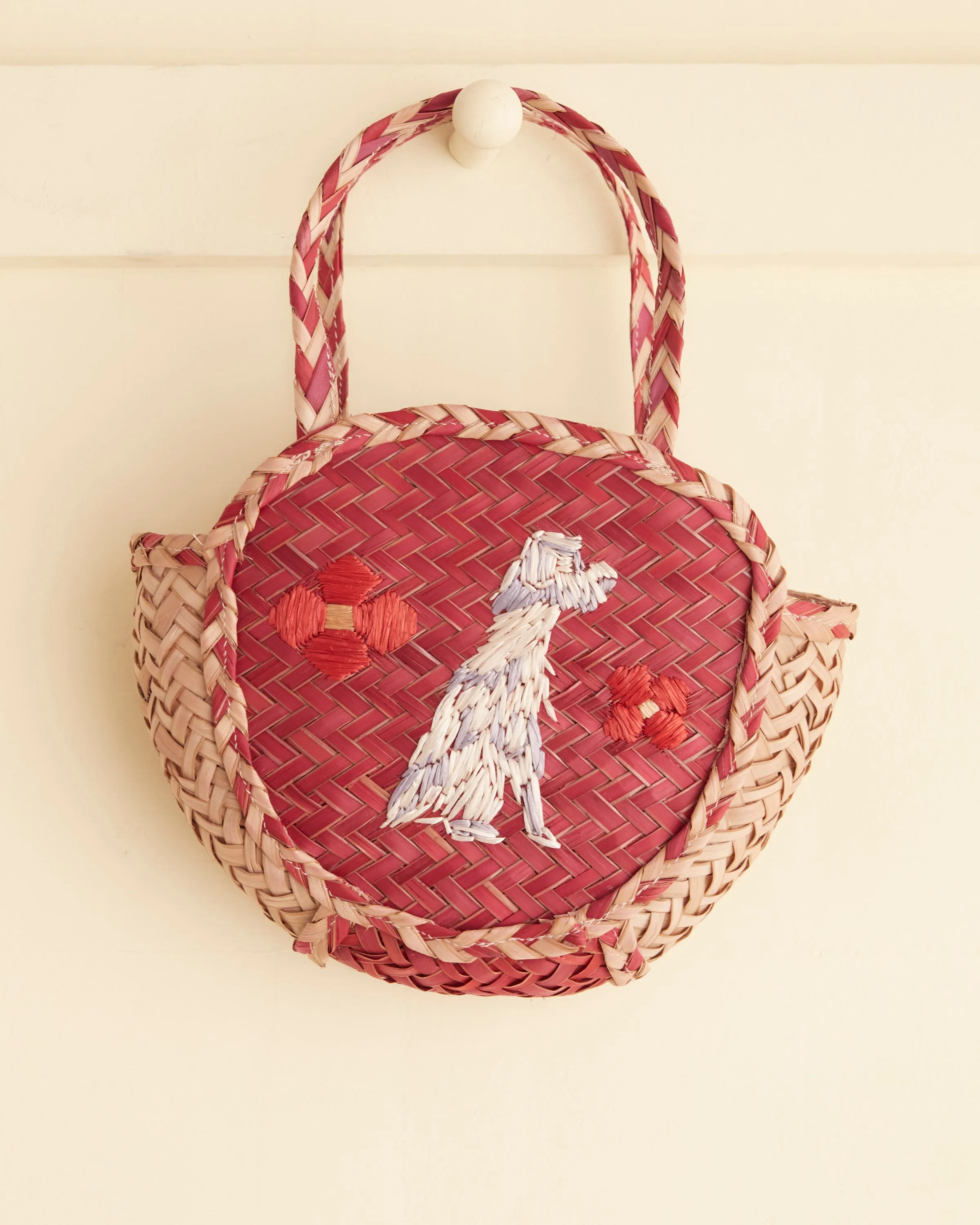 Embroidered Picnic Micro Tote