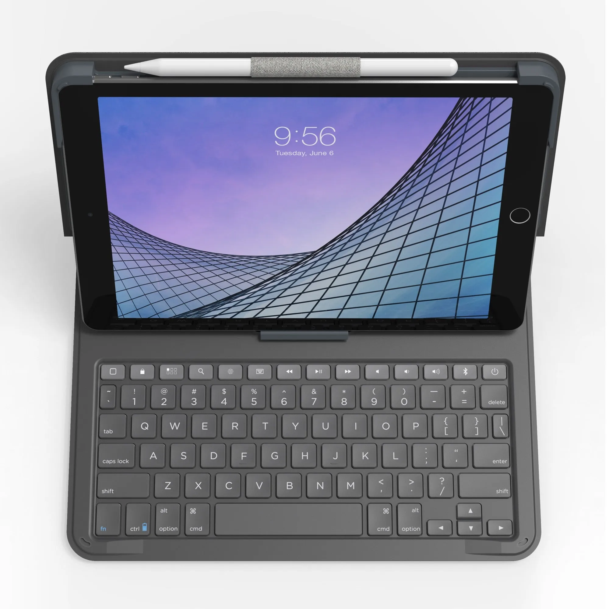 iPad 10.9 2022 ZAGG Messenger Folio2 Case - Charcoal - 15-10957