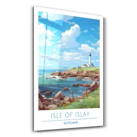 Isle Of Islay Scotland-Travel Posters | Glass Wall Art