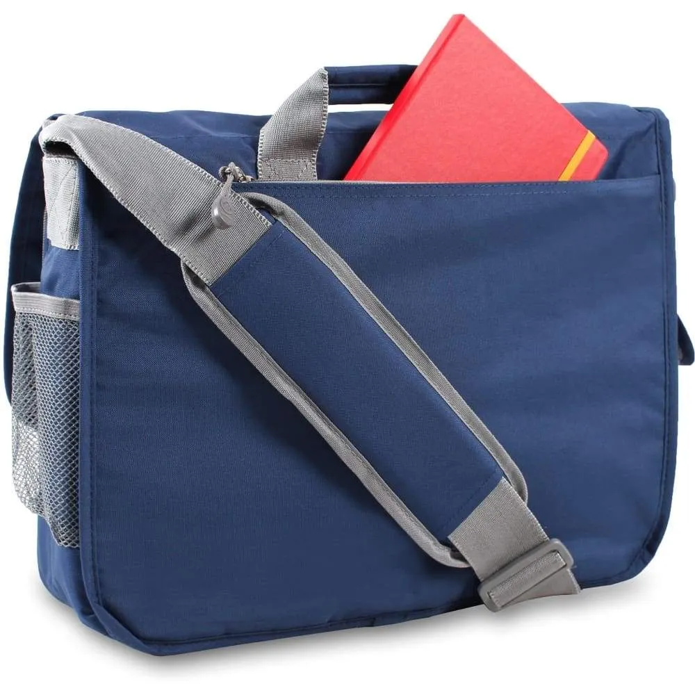 J World New York Laptop / Messenger Style Bag - Thomas Navy