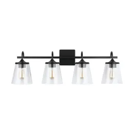 Jayne 4 Light Vanity - Black