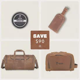 Jetsetter's Leather Essentials Bundle