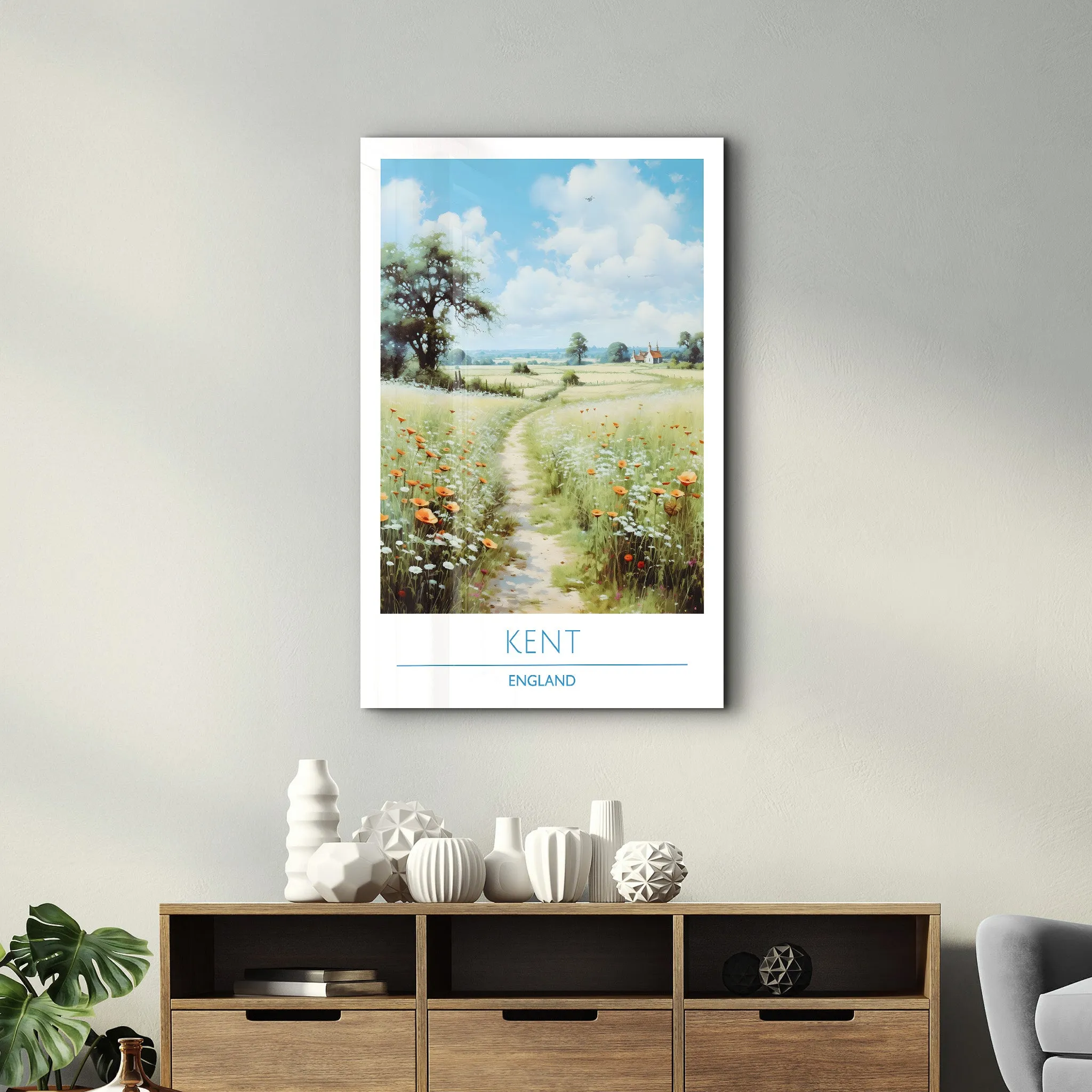 Kent England-Travel Posters | Glass Wall Art