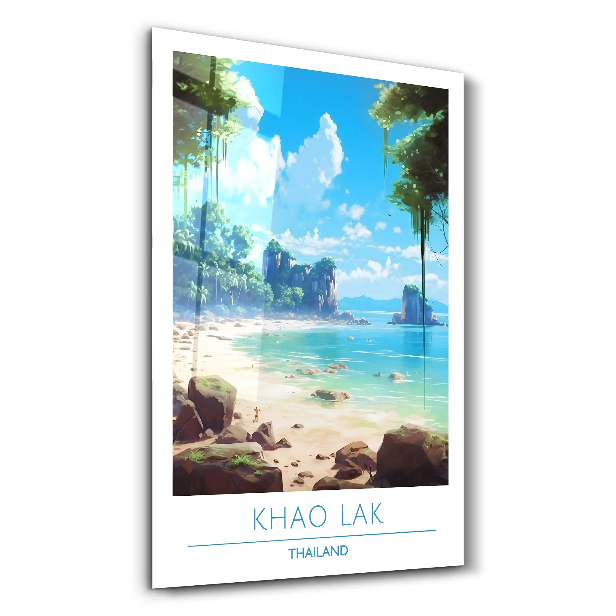 Khao Lak Thailand-Travel Posters | Glass Wall Art