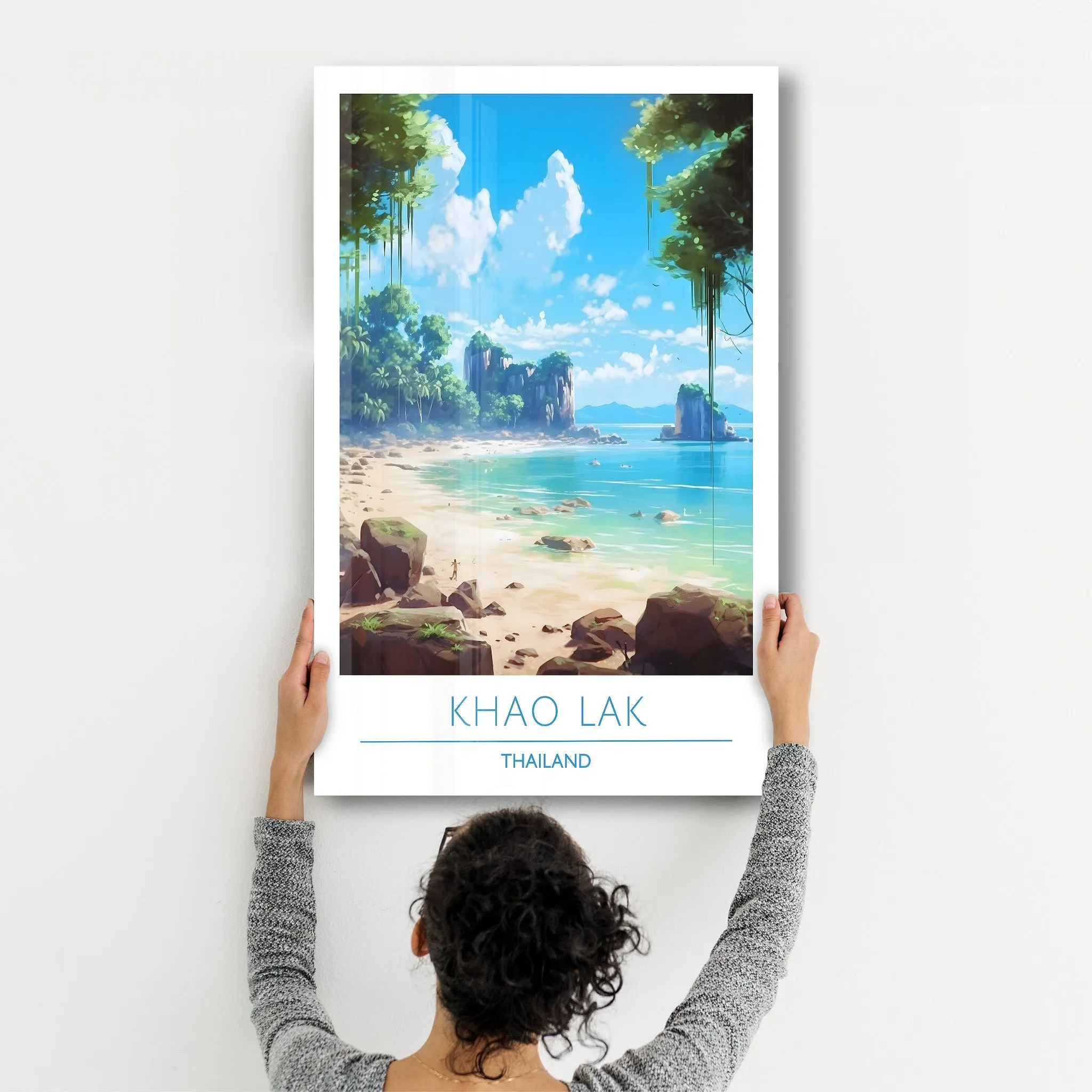 Khao Lak Thailand-Travel Posters | Glass Wall Art