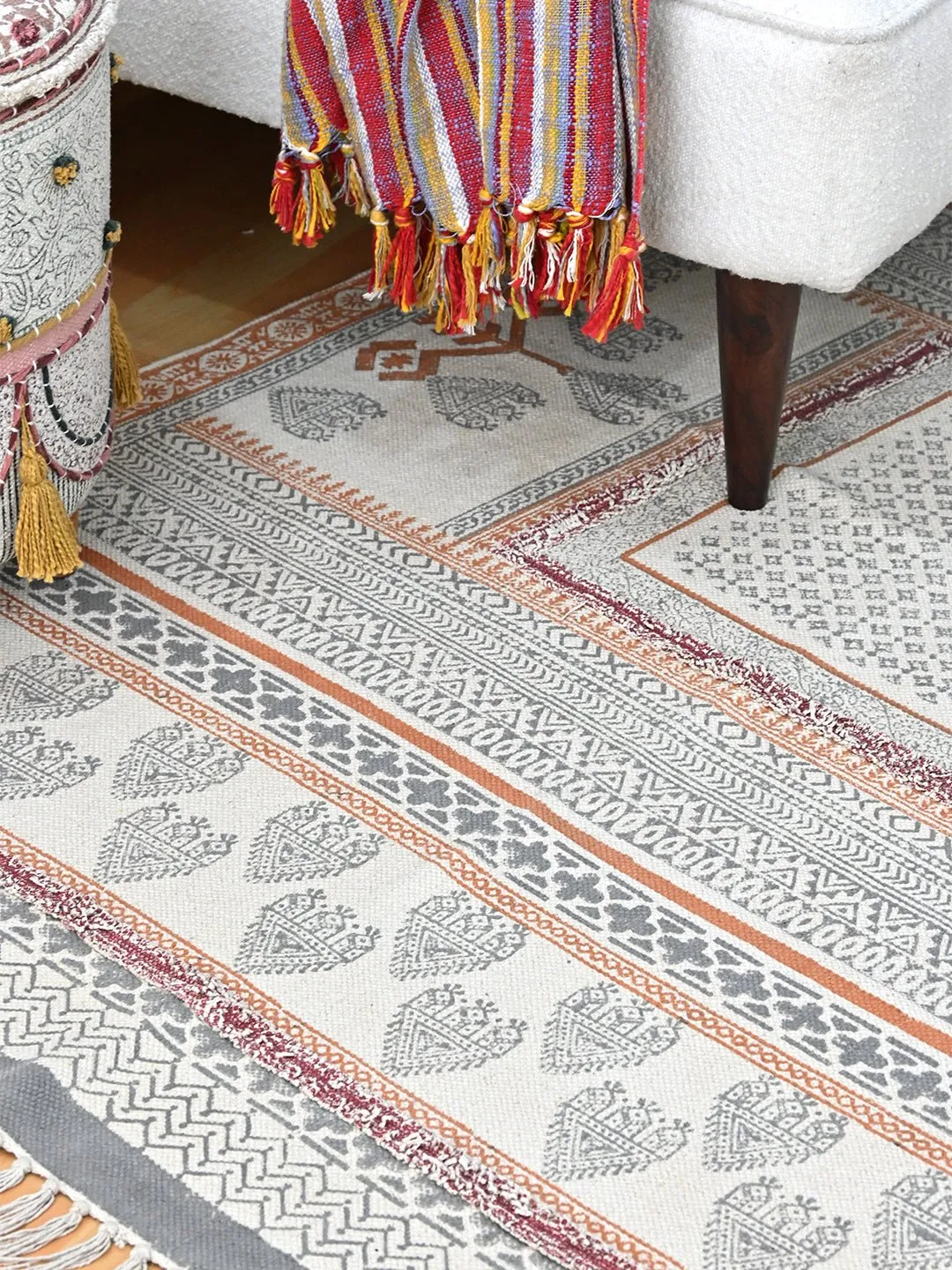 LANCET - BLOCK PRINTED RUG