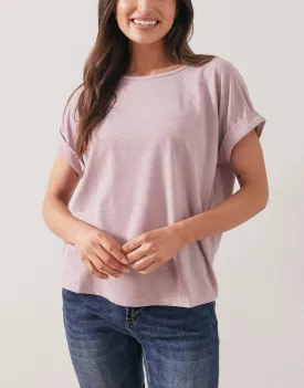 Lurex Top - Rose