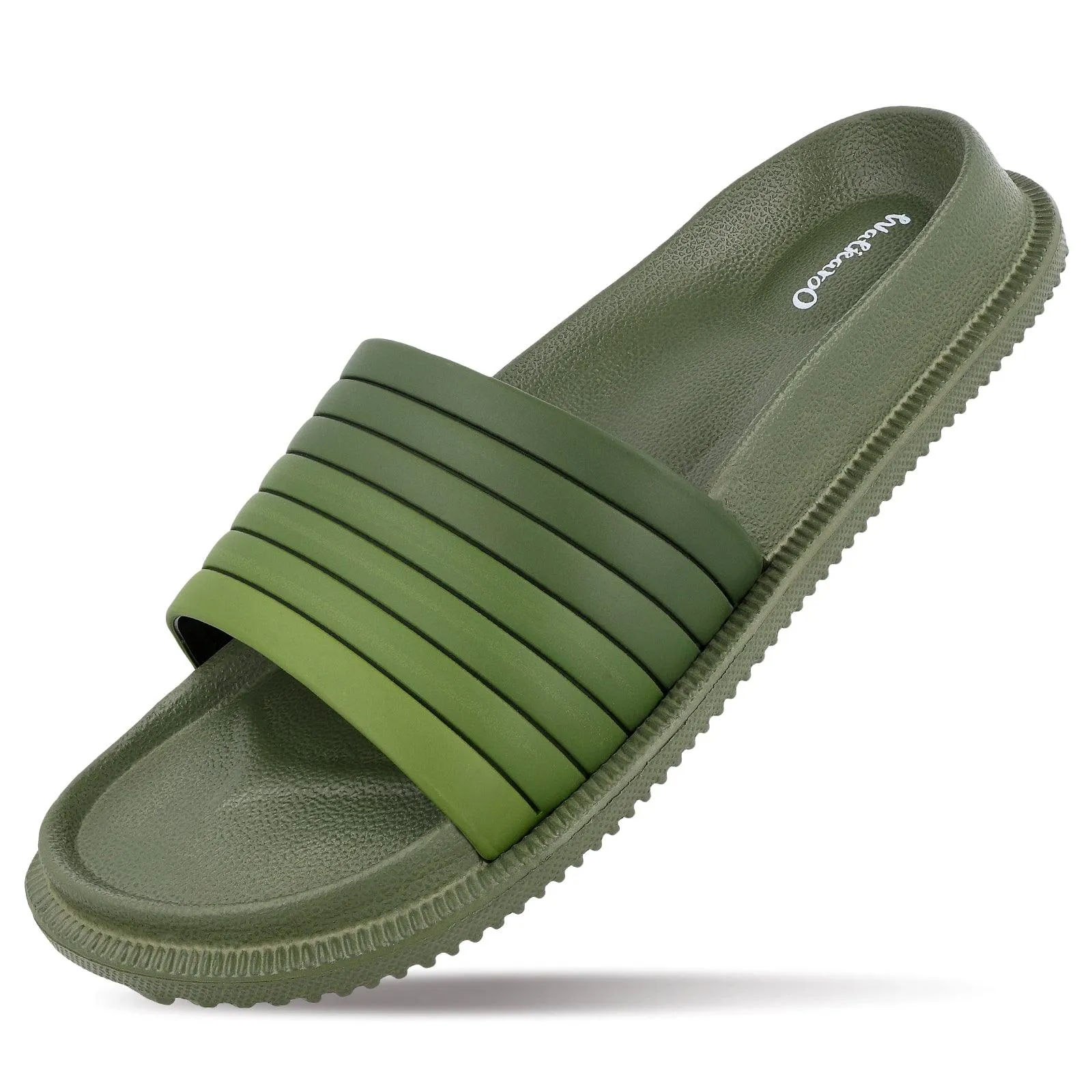 Men's Flip Flop Sliders  - WC4845 Olive