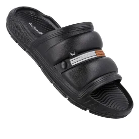 Men's Flip Flop Sliders  - WC8740 Black