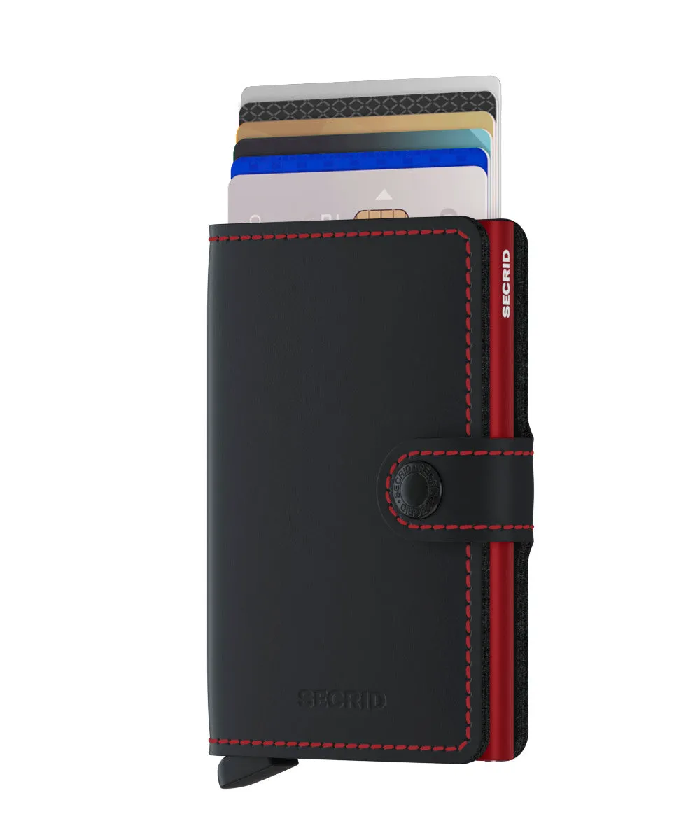 Miniwallet Matte Black & Red