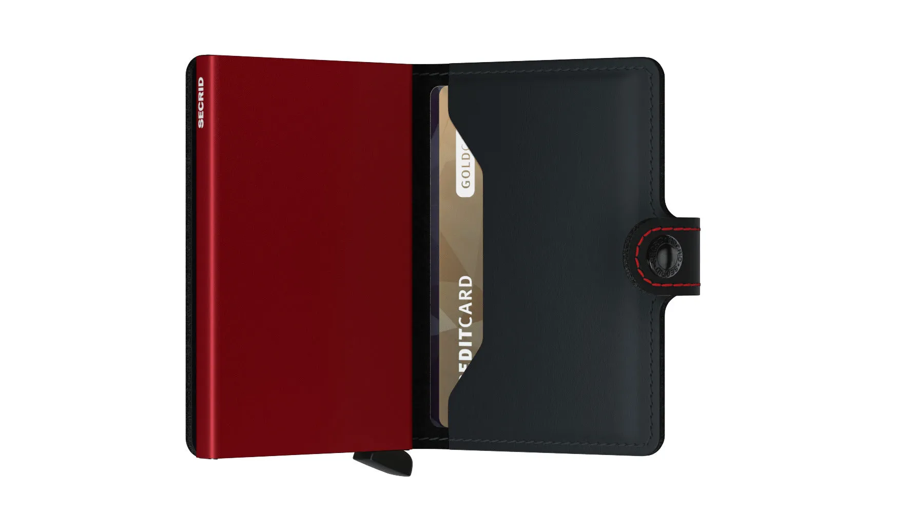 Miniwallet Matte Black & Red