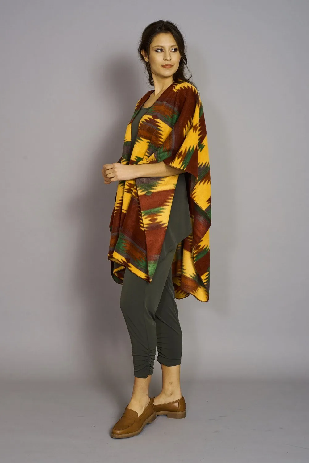 Navaho Print - Premium Mountain Fleece Cape