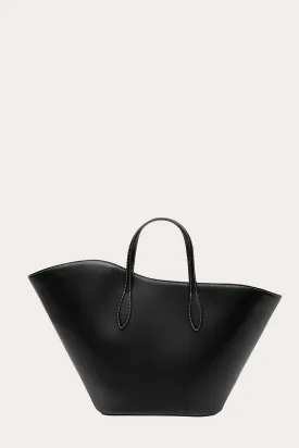 Open Tulip Tote Medium Black