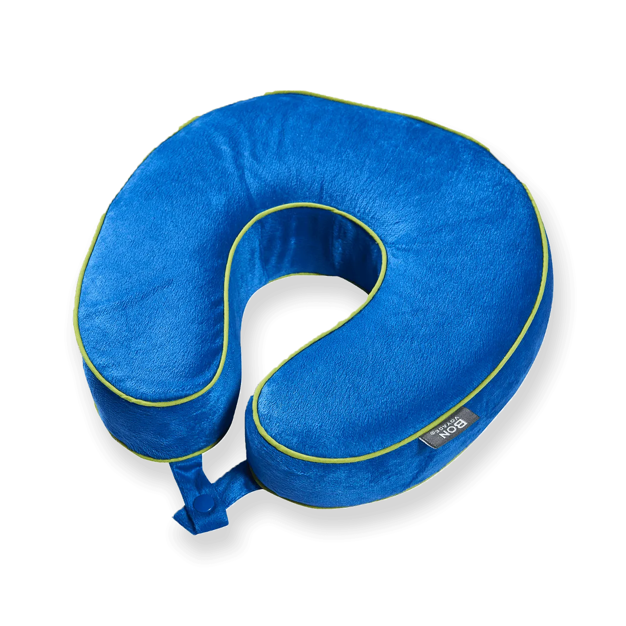 Premium Memory Foam Travel Neck Pillow - Blue