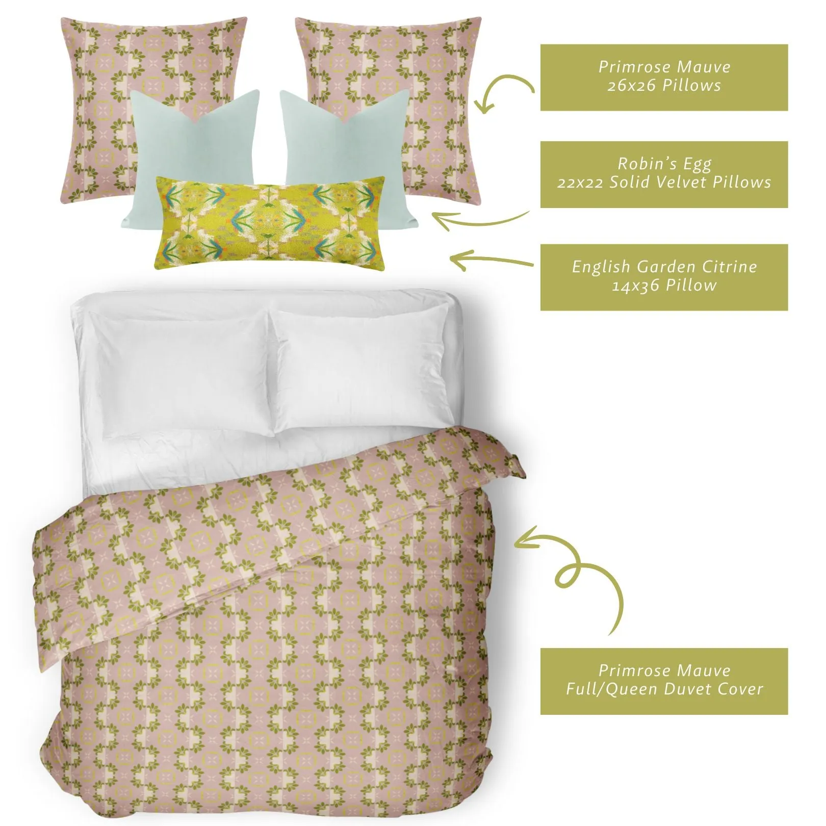 Primrose Mauve Duvet Cover