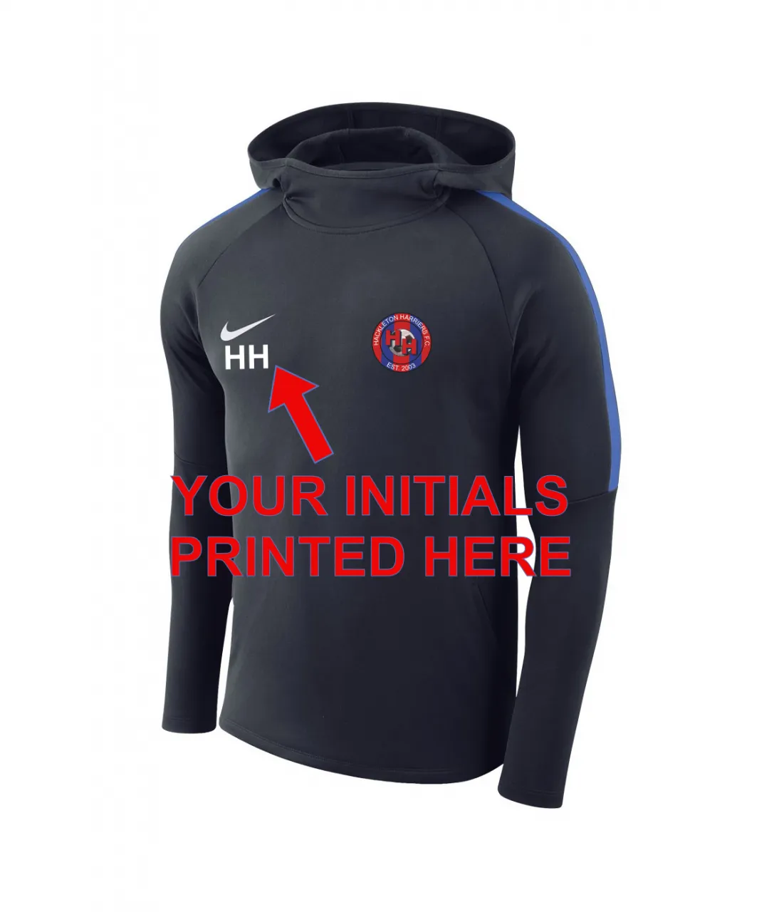 Printed Initials Hackleton Harriers