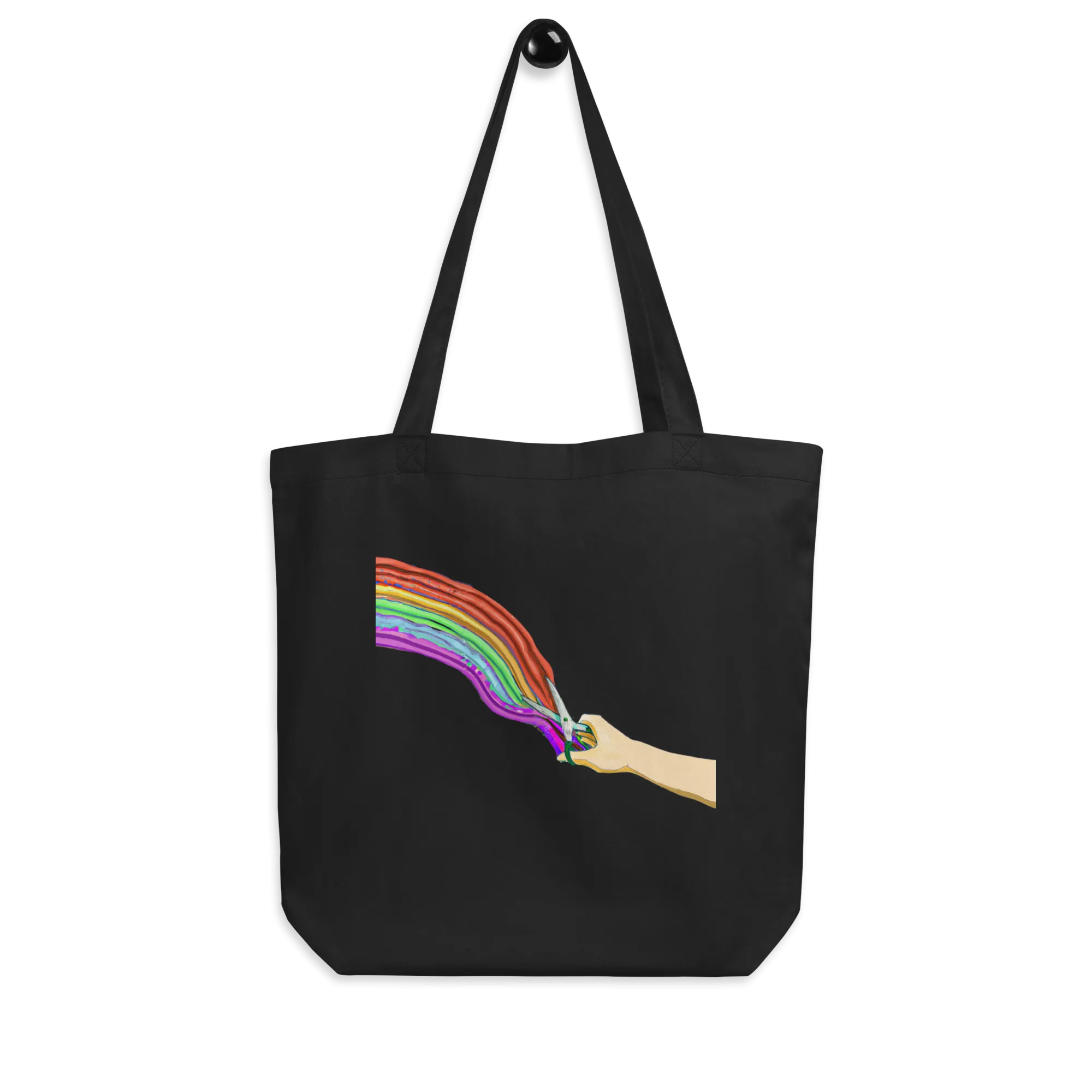 Proud Stylist Rainbow Shears Eco Tote Bag