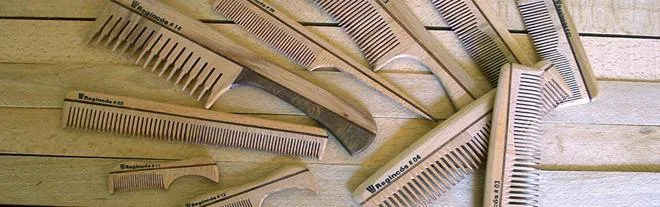 Regincos Small Beach Wood Eco-Friendly Mustache & Beard Comb