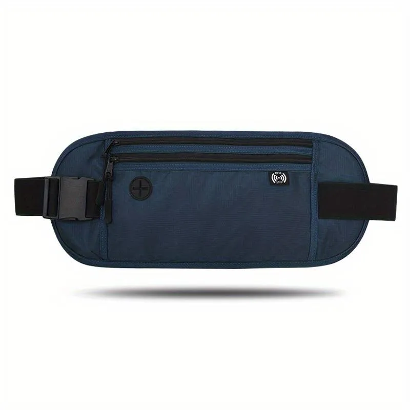 RFID Money Belt for Travel - Waterproof Waist Pouch