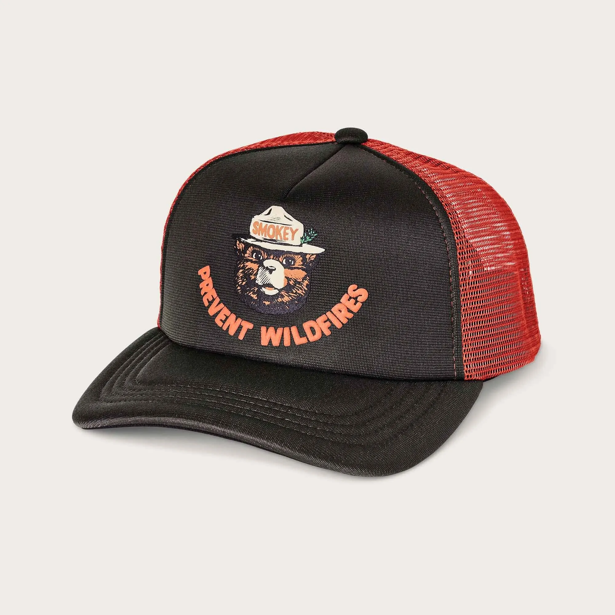 SMOKEY BEAR LOGGER MESH CAP