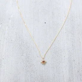 Snow flower Necklace - 14K/ 18K Gold