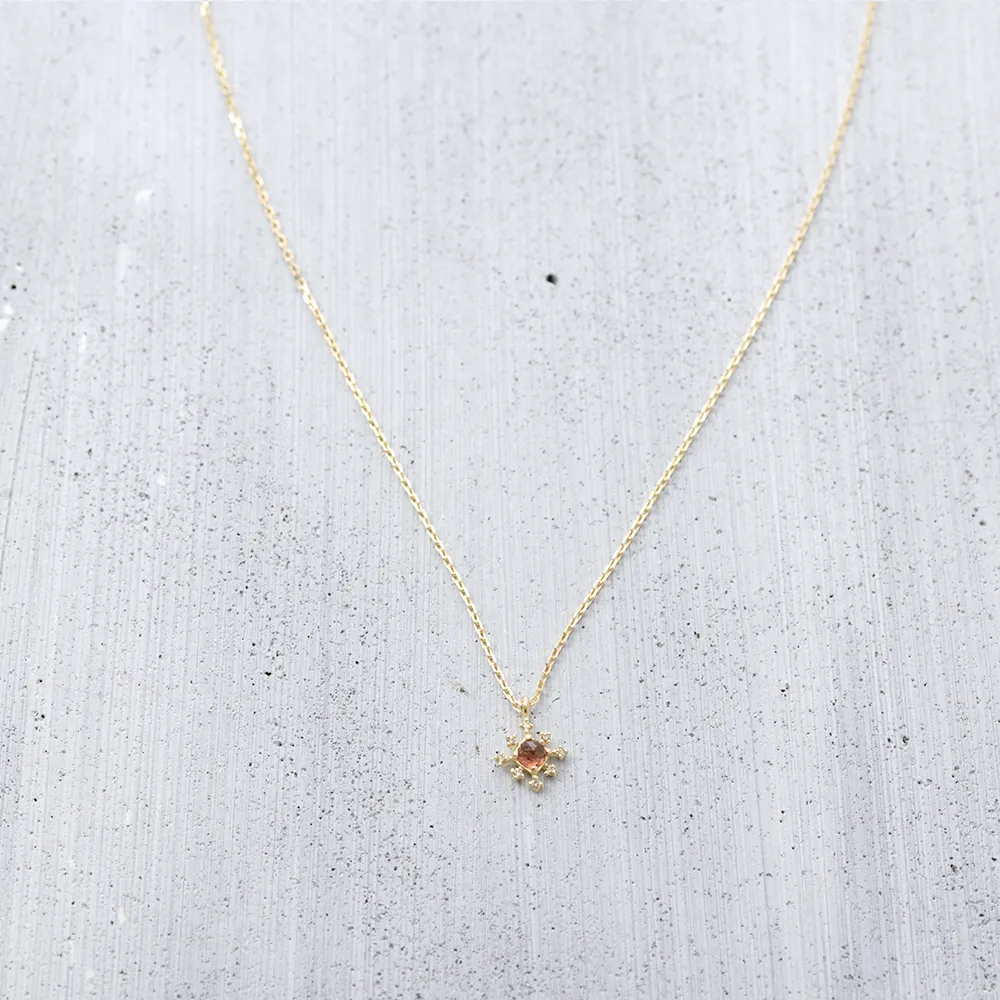 Snow flower Necklace - 14K/ 18K Gold