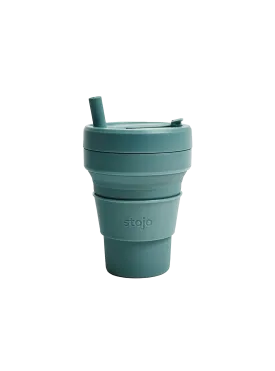 Stojo Collapsible Cup Biggie 16oz/470ml (Eucalyptus)