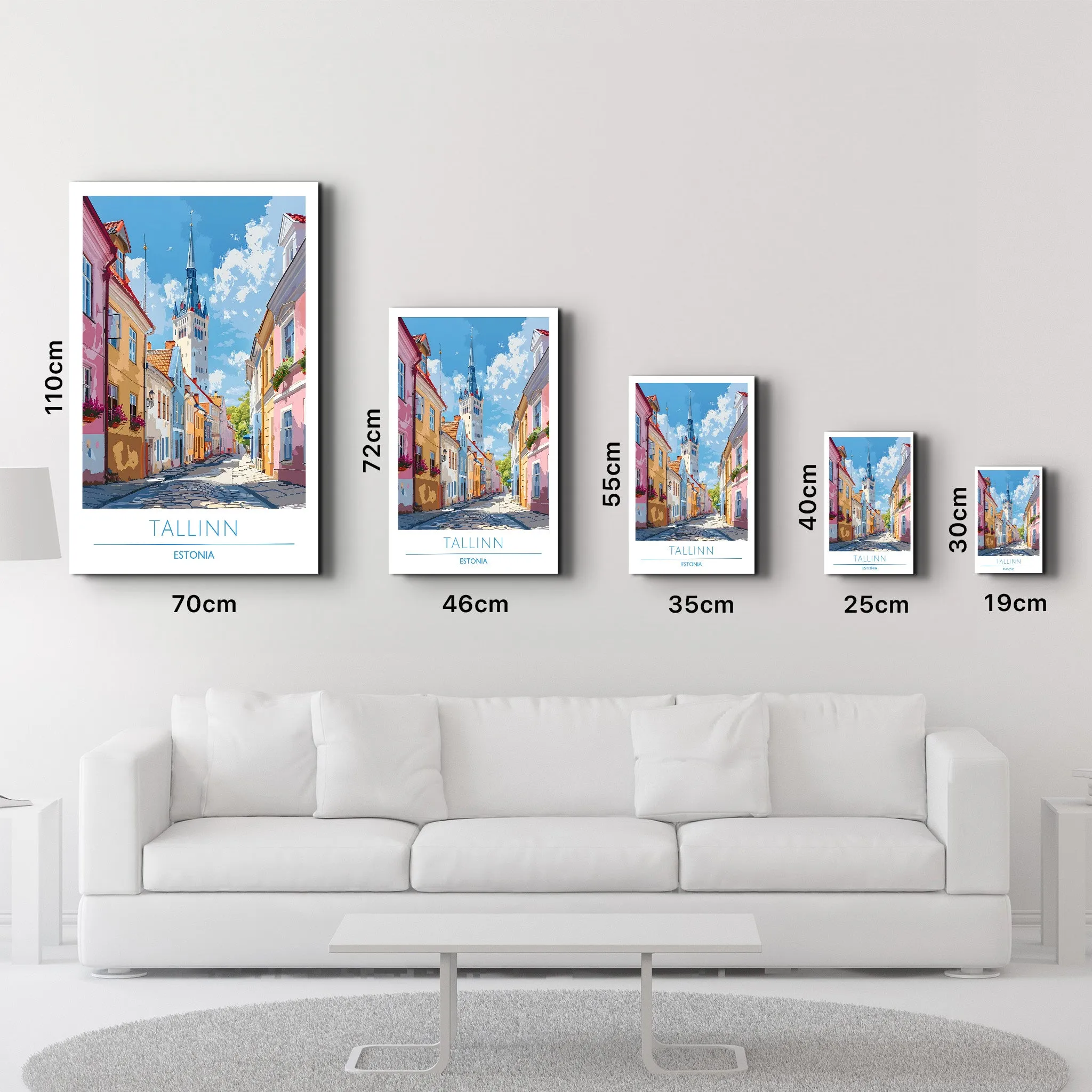 Talinn Estonia-Travel Posters | Glass Wall Art